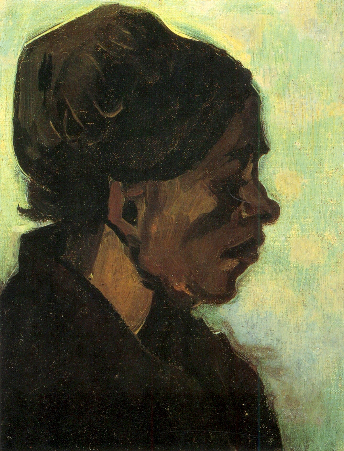 Картина Ван Гога Портрет крестьянки из Брабанта, в темном чепце 1885